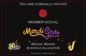 mardi gras party flyer