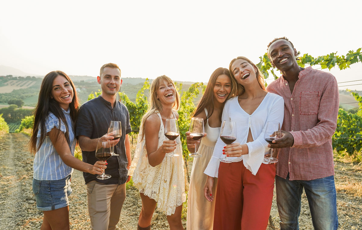 happy-friends-cheering-with-red-wine-at-countrysid-2024-05-01-01-44-10-utc st helena winetasting